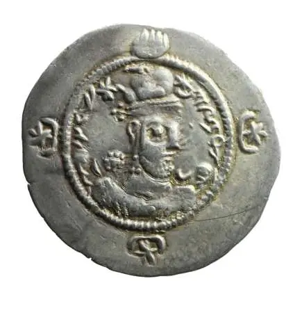 IMPERIUM SASANIDÓW-HORMIZD IV, AR drachma	