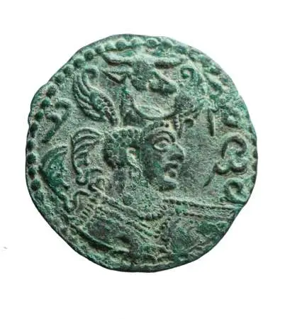 BIALI HUNOWIE, Heftalici, drachma króla Napki ok.500 AD	