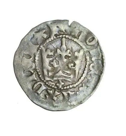 WŁADYSŁAW JAGIEŁŁO (1386-1434)- AR półgrosz koronny z krzyżykiem, R1;