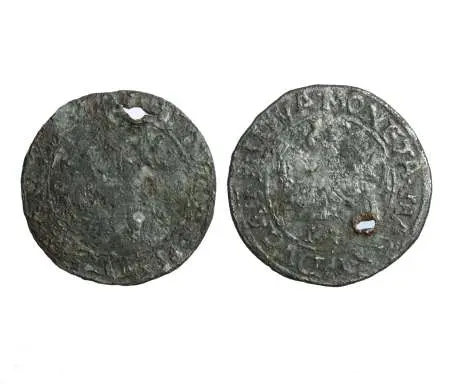ZYGMUNT II AUGUST (1544-1572) fałszywe półgrosze litewskie 2 szt