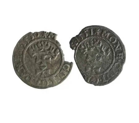 ZYGMUNT II AUGUST (1544-1572) półgrosze gdańskie 1550, 1551 R4-R3
