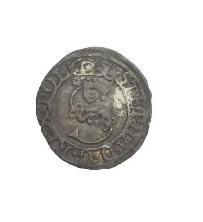 STEFAN BATORY (1576-1586) szeląg olkuski 1580 z Jastrzębcem- R5;