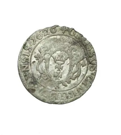 ZYGMUNT III WAZA, ładny grosz gdański 1626, R;