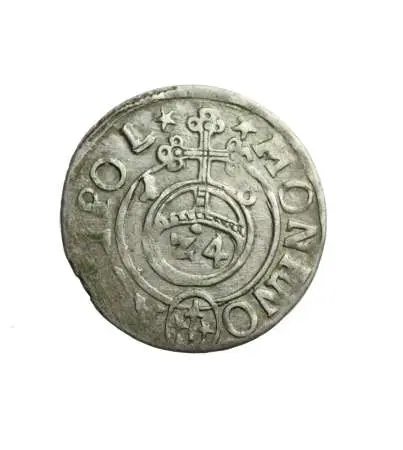 ZYGMUNT III WAZA, rzadki półtorak koronny 1616 R1;