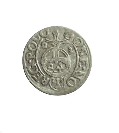 ZYGMUNT III WAZA, rzadki półtorak koronny 1623 z przebitką O/M;