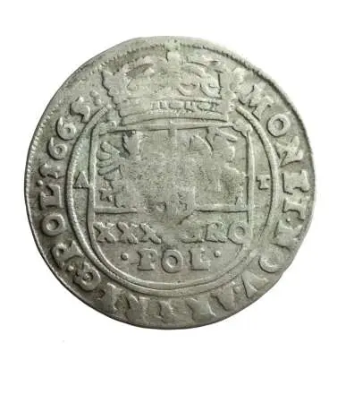 JAN KAZIMIERZ (1648-1668) tymf koronny 1665;