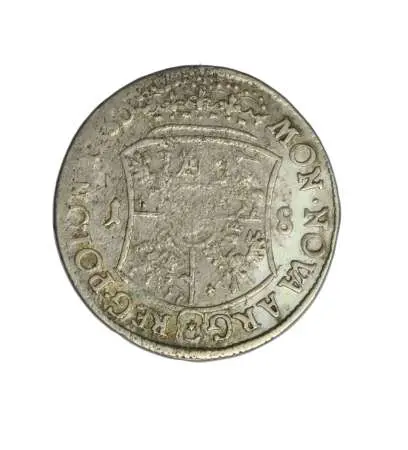 JAN III SOBIESKI (1674-1696) ort koronny 1680, rzadki, R3;