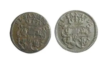  AUGUST III (1733-1763) zestaw 2 szelągów koronnych 1751-1752