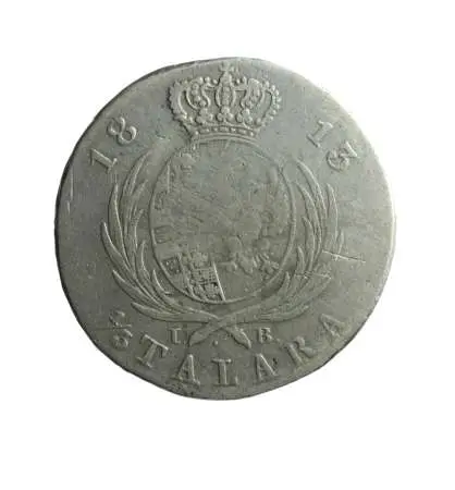  KSIĘSTWO WARSZAWSKIE rzadsze 1/3 talara 1813 IB