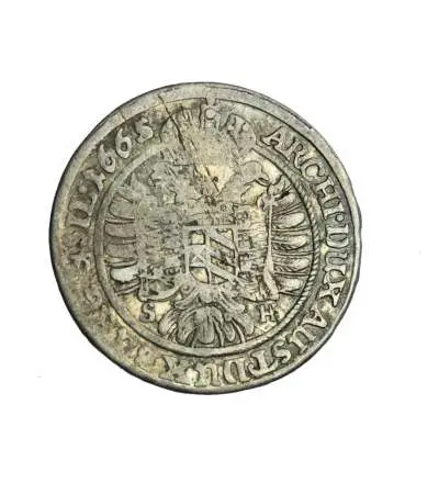  ŚLĄSK, Wrocław, Leopold I, 6 krajcarów 1665