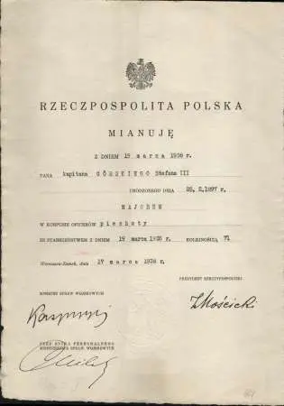 Zespół pamiątek po majorze Stefanie III Górskim