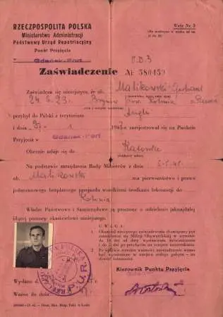 Zestaw pamiątkowy po Gerardzie Malinowskim PSZ/zach