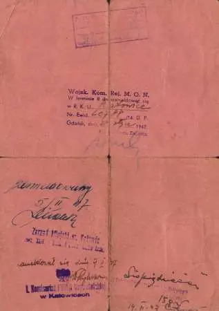 Zestaw pamiątkowy po Gerardzie Malinowskim PSZ/zach