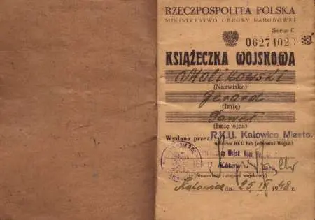 Zestaw pamiątkowy po Gerardzie Malinowskim PSZ/zach