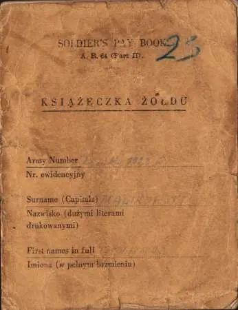 Zestaw pamiątkowy po Gerardzie Malinowskim PSZ/zach