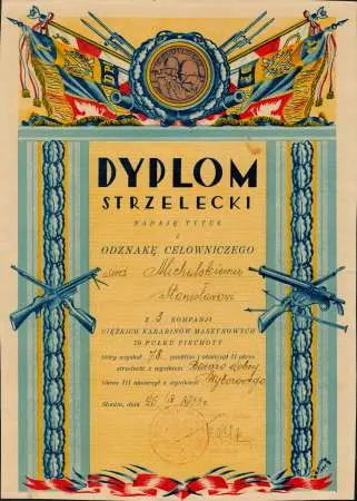 Zespół dokumentów sierż. Stanisława Michalskiego z 79 Pułku Piechoty
