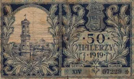 Lwów, 50 halerzy, 1919