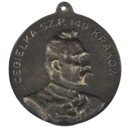Medalion z wizerunkiem Józefa Piłsudskiego