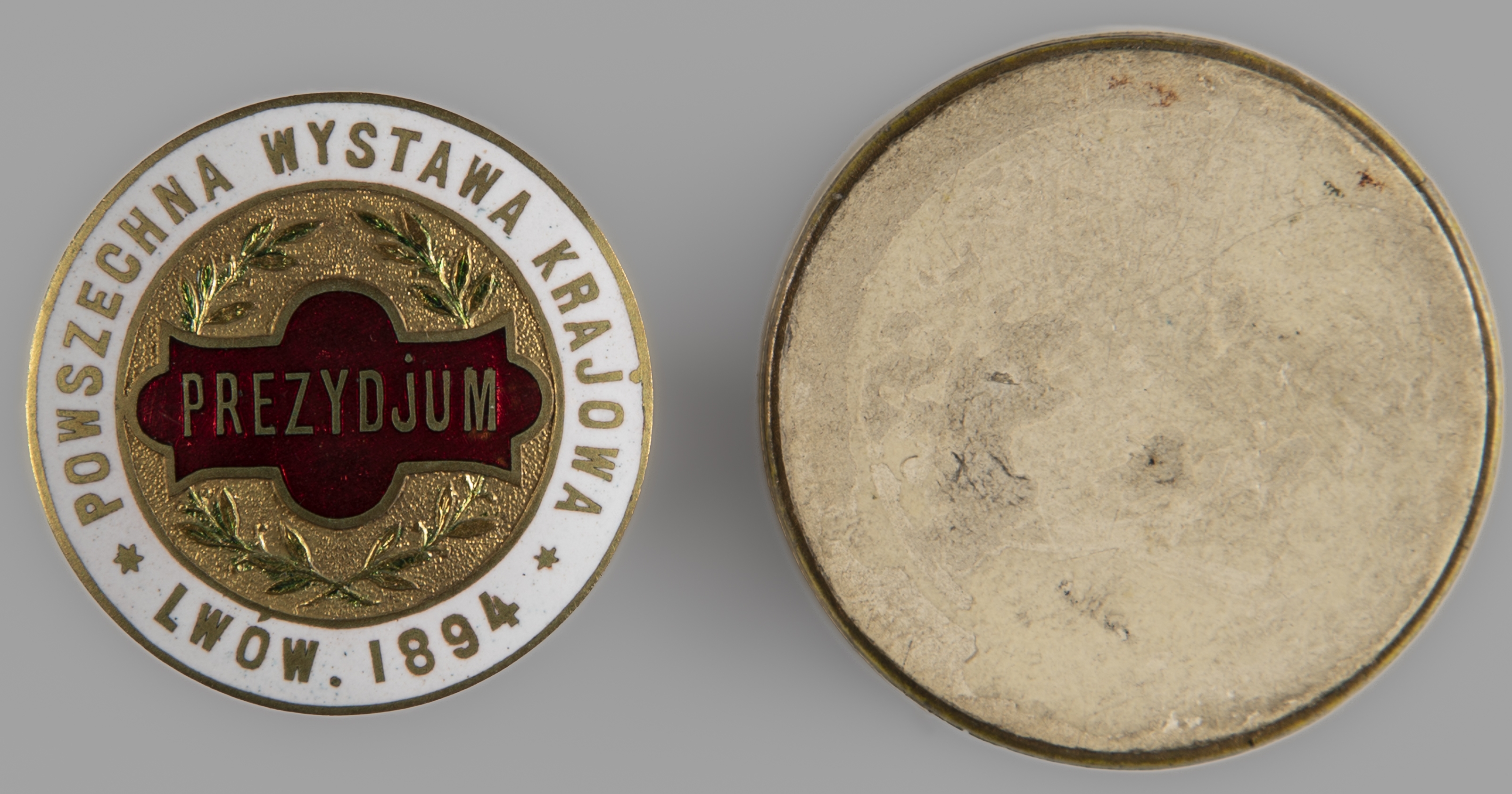 Odznaka Prezydjum Powszechna Wystawa Krajowa Lwów 1894