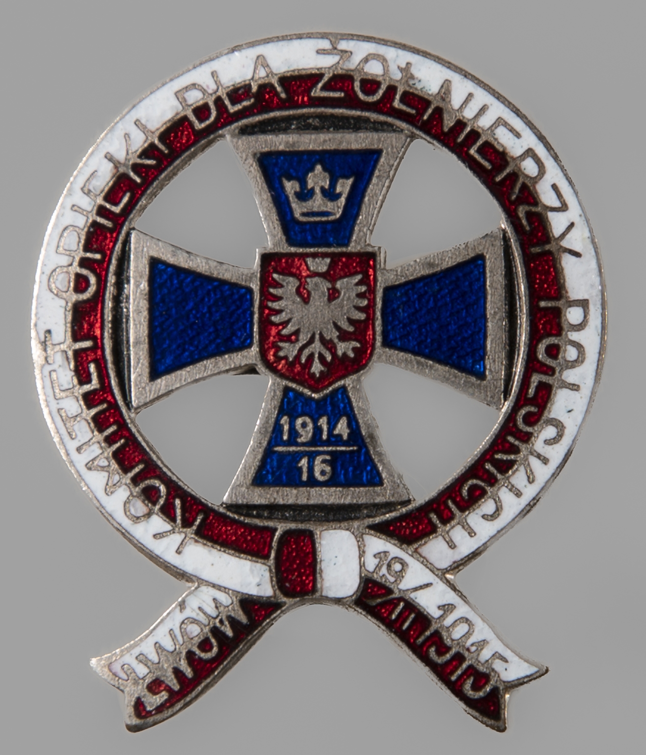 Odznaka Komitet Opieki dla Żołnierzy Polskich Lwów 19.II.1915