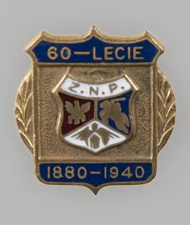 Odznaka 60 lecie ZNP - Związek Narodowy Polski 1940