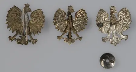 Zestaw 3 orłów wz. 27