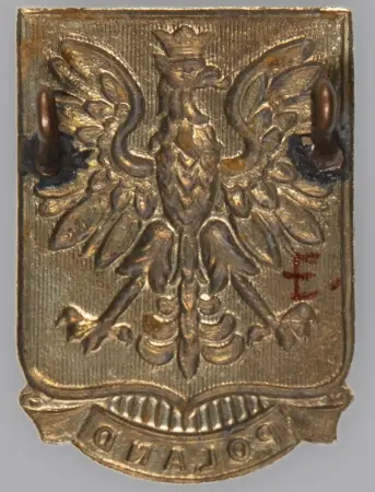Orzeł/emblemat z napisem POLAND