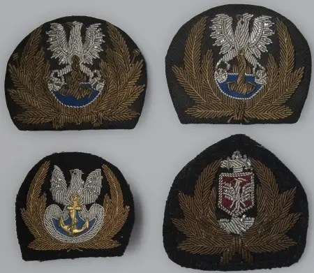 Zestaw 4 orłów PRL