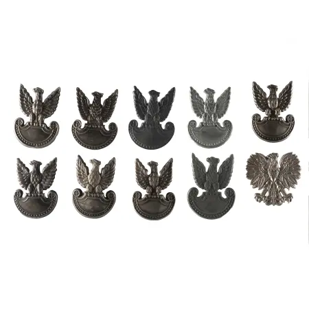 Zestaw 9 orłów