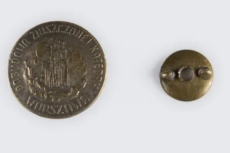 Odznaka pamiątkowa, Odbudowa Zniszczonej Katedry w Warszawa