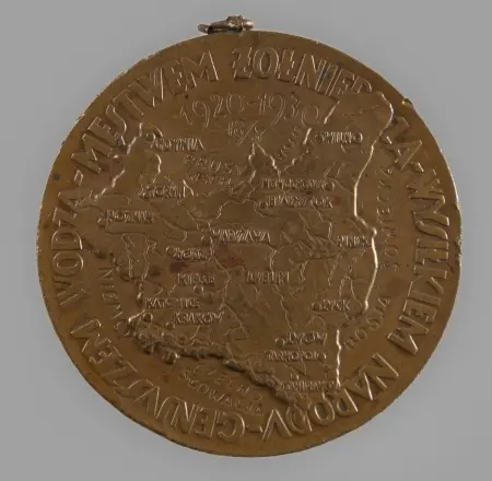 Medal JÓZEF PIŁSUDSKI, 1930 - 10 lecie zawieszenia broni