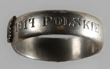 Sygnet/obrączka Legiony Polskie 16/VIII 1914 Sygnet/obrączka Legiony Polskie 16/VIII 1914