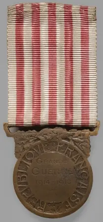 Francja. Medal Pamiątkowy Wielkiej Wojny 1914-19,(Grande Guerre 1914-1918)