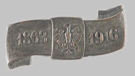 Odznaka pamiątkowa - 53 rocznica wybuchu powstania styczniowego 