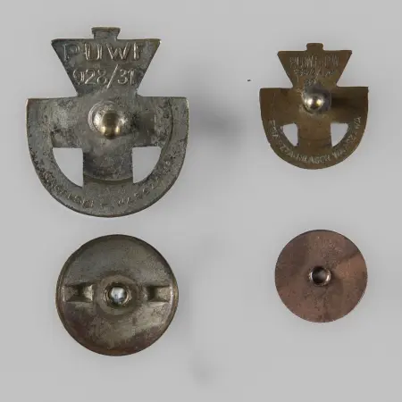Zestaw odznak P.O.S. - 2 sztuki