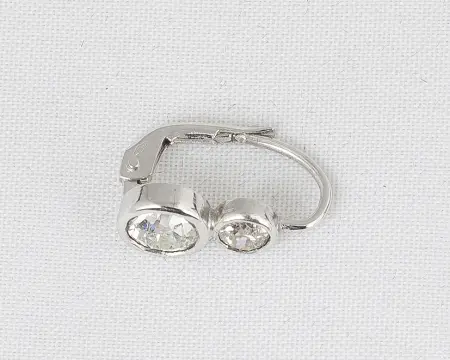 Kolczyki białe złoto z brylantami