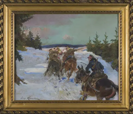 Pościg ułanów krechowieckich za bolszewikami