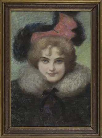 Portret kobiety w kapeluszu