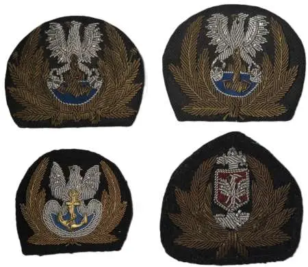 Zestaw 4 orłów PRL