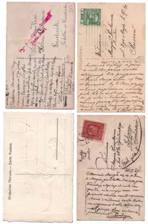 Zestaw pocztówek patriotycznych z okresu I wojny światowej - 10 sztuk Zestaw pocztówek patriotycznych z okresu I wojny światowej - 10 sztuk