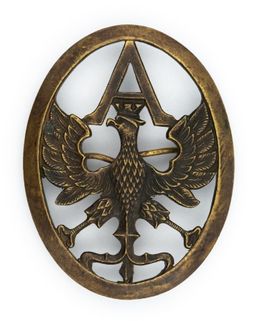 Oznaka naramienna / emblemat Oddziałów Automobilowych Legionów Polskich wg wzoru 1917