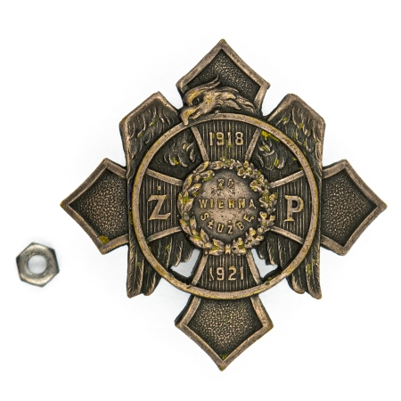 Odznaka Żandarmerii Polowej Za wierną służbę 1918-1921