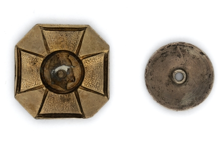 Odznaka instruktorska Przysposobienie Wojskowe- ogólna (granatowa emalia)