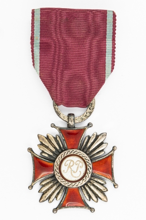 Srebrny Krzyż Zasługi. Spink & Son London