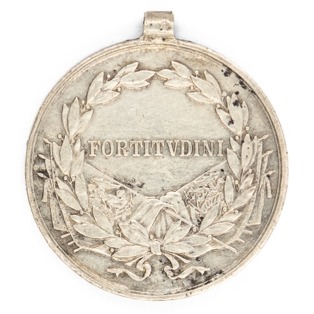 Austro-Węgry, Karol I, srebrny mały Medal Waleczności, "FORTITVDINI"