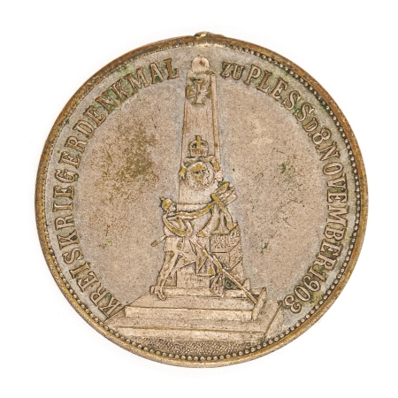 Prusy - Wilhelm II, Pszczyna Pomnik Weteranów Wojny 1903