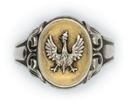 Sygnet patriotyczny z orłem