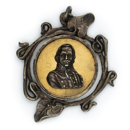 Medalion patriotyczny z wizerunkiem Kazimierza Pułaskiego