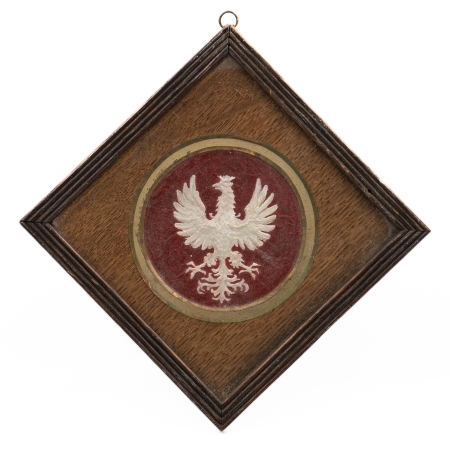 Ramka patriotyczna z orłem