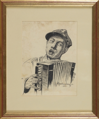 Józef Ryszkiewicz, Rysunek satyryczny, 